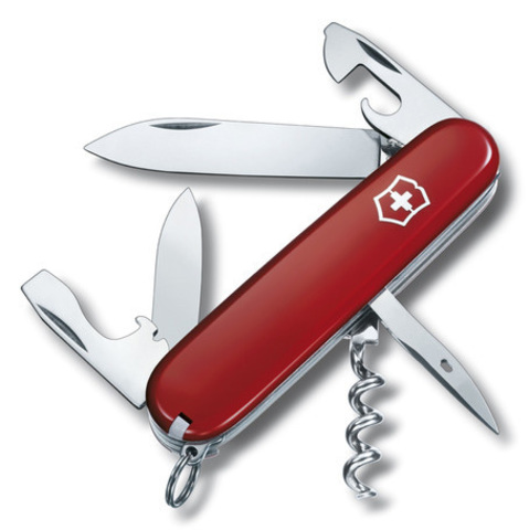 Нож перочинный Victorinox Spartan 91мм 12 функций красный блистер (1.3603.B1)