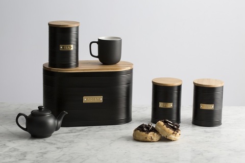 Емкость для хранения кофе 1.4л Otto черная TYPHOON