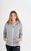 Толстовка на молнии Noname Track Hoodie 23 Wos Grey Melange женская