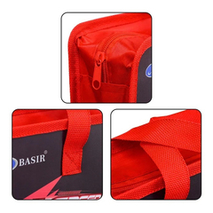 
          Папка школьная на молнии Basir, формат А4, сумка, серия "Машина", с тканевыми ручками и с тканевой окантовкой, 33,5*26,5