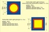 Ковер борцовский трехцветный 12х12м, наполнитель матов НПЭ 120кг/м3, толщина 4см