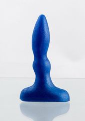 Синий анальный стимулятор Beginners p-spot massager - 11 см. - 