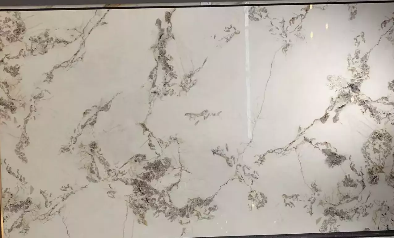 Стол CORNER 120 GLOSS GOLDEN JADE SOLID CERAMIC / WHITE, DISAUR