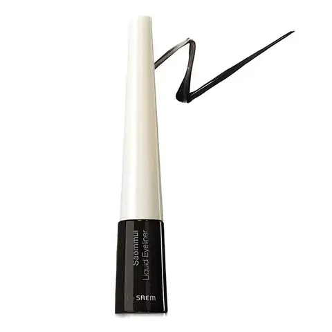 The Saem Saemmul Liquid Eyeliner 01 Deep Black Подводка для глаз жидкая