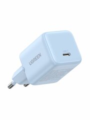 Зарядное устройство  UGREEN X513 (65010) 30W USB-C GaN Fast Charger EU, синий