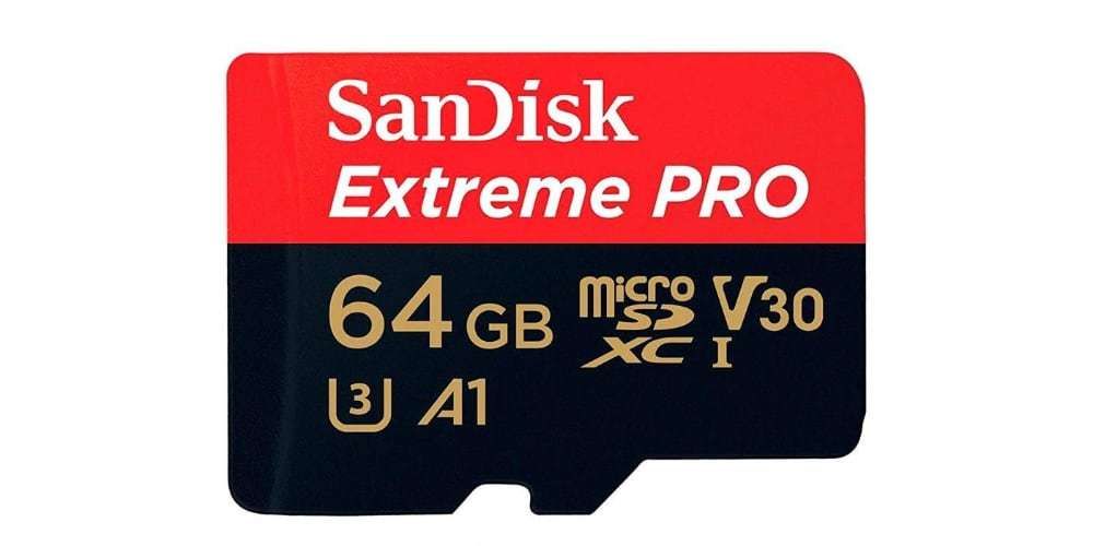 Карта памяти microSDXC 64GB SanDisk Class 10 UHS-I A2 C10 V30 U3 Extreme Pro