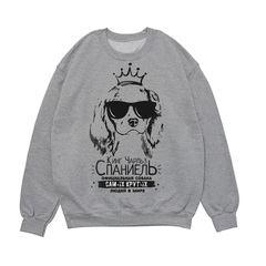 Свитшот "Кинг Чарльз Спаниель для крутых"