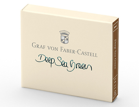 Картриджи с чернилами Graf von Faber-Castell Deep Sea Green (141108)