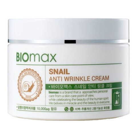 BioMax Крем против морщин с экстрактом слизи улитки - Snail anti wrinkle cream