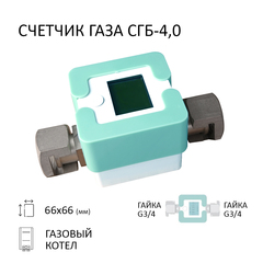 Счетчик газа СГБ-4,0 Г-Г/мята