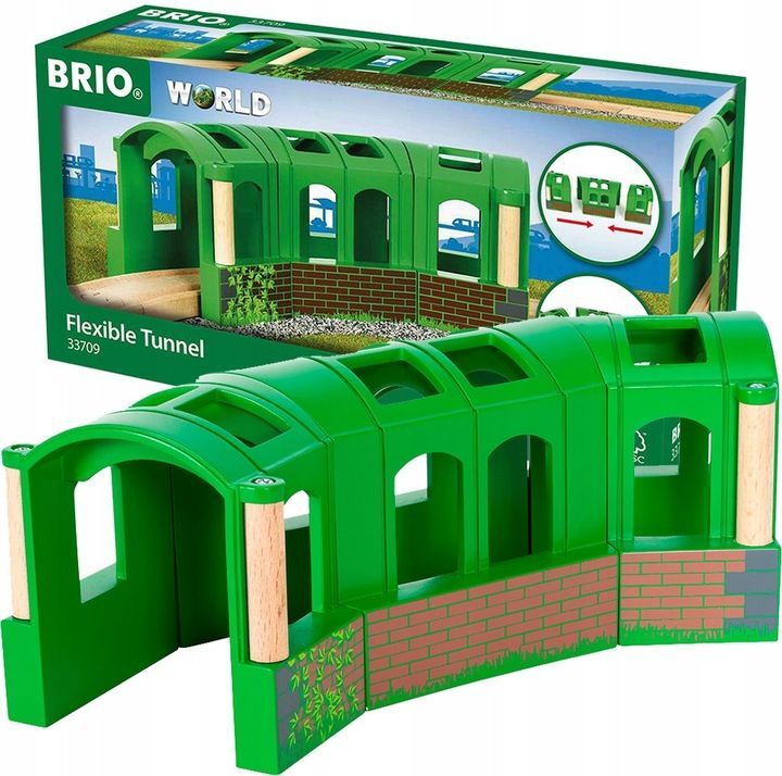 Деревянная железная дорога Brio World - Тоннель-трансформер - Брио ...