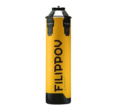 Боксерский мешок FILIPPOV Ø45 200см/45см/93-95кг, желтый