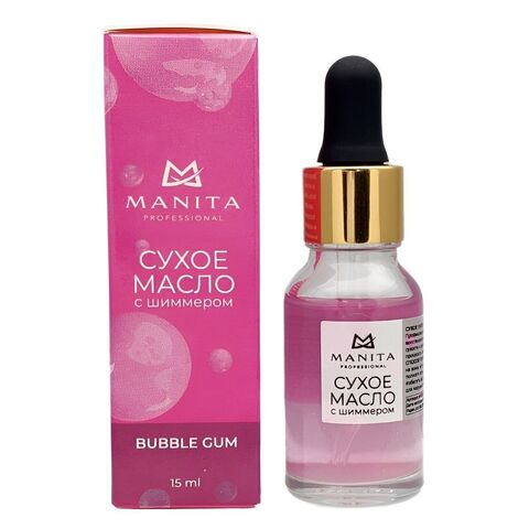 Manita Professional Сухое масло для кутикулы Bubble gum, 15мл