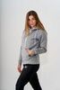 Толстовка на молнии Noname Track Hoodie 23 Wos Grey Melange женская
