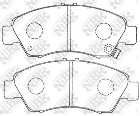 Колодки NiBK PN8265