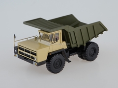 BELAZ-7522 Dump truck late beige-khaki 1:43 Dealer models BELAZ