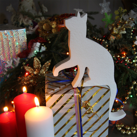 Фигура "Котик молодой" из пенопласта