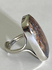 Яшма ПР (кольцо из серебра)