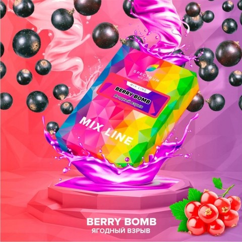 Табак Spectrum Mix Line Berry Bomb (Ягодный Взрыв) 40г