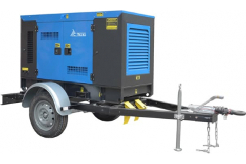Дизельный генератор  АД-250С-Т400-1РКМ17 на прицепе