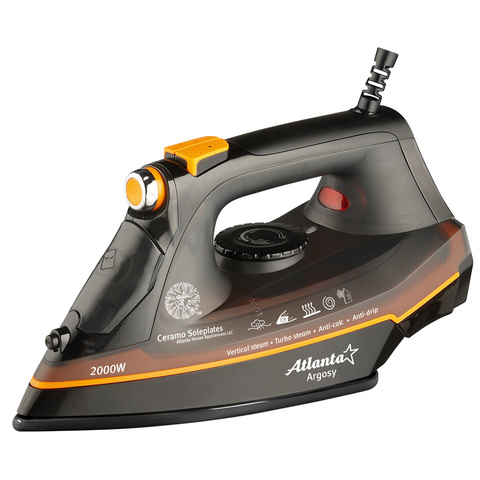 Утюг с пароувлажнением ATH-5535 (black)