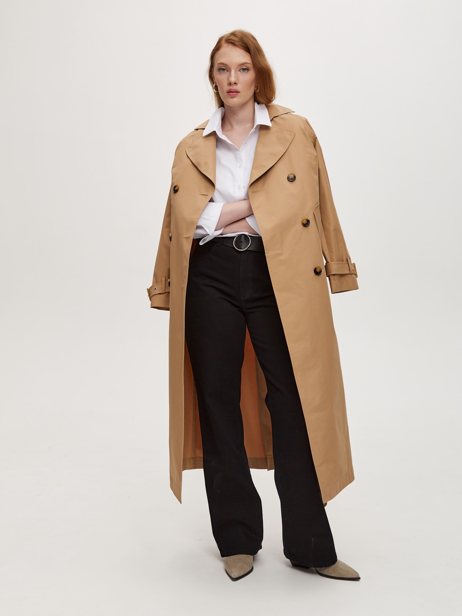 Джинсы прямые широкие, черные