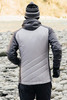 Премиальный костюм для лыж и зимнего бега Nordski Hybrid Hood Black/Grey
