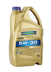 Масло Ravenol 5W-30 HDS C4 синтетическое 5л / 5W30