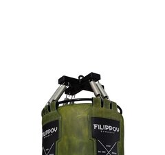 Боксёрский мешок FILIPPOV Ø40 кожа 180см/40см/78-80кг, зеленый