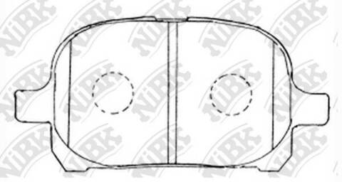 Колодки NiBK PN1401