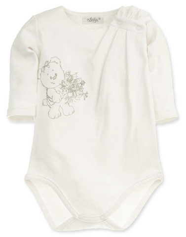 Боди Sofija Dobrusia, цвет молочный