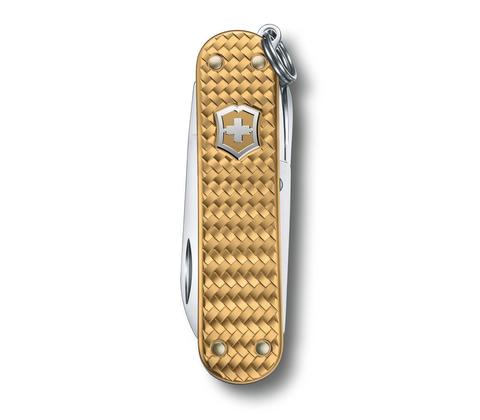 Нож-брелок Victorinox Classic Precious Alox, Brass Gold (0.6221.408G)