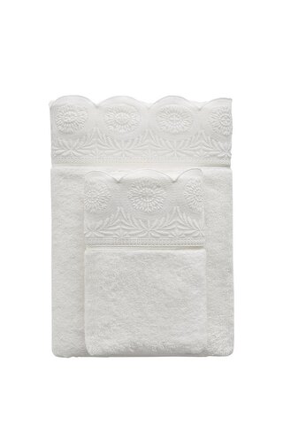 Полотенце 85x150 Soft Cotton Queen молочное