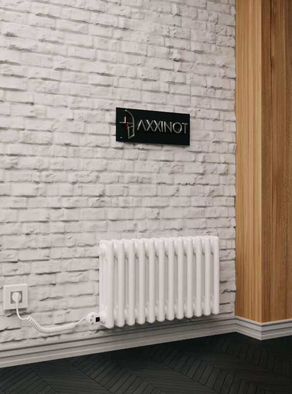 Axxinot Sentir Electric 3037 - электрический трубчатый радиатор высотой ...
