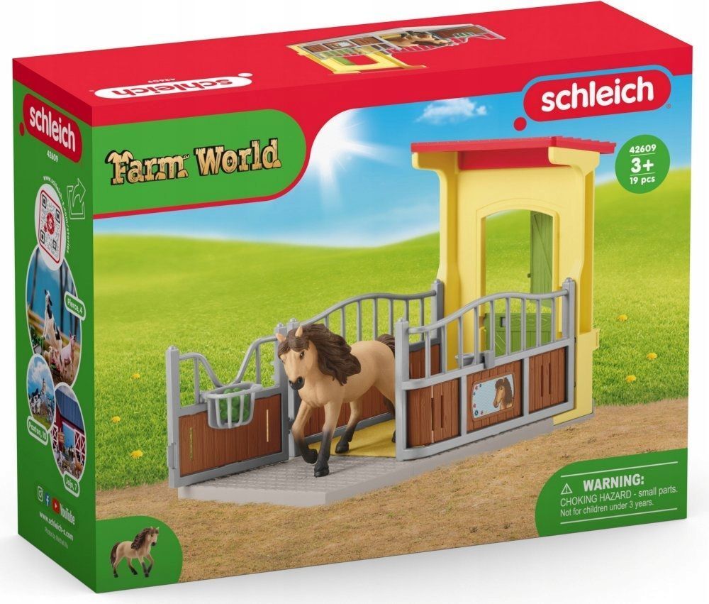 Фигурки Schleich Farm World - конюшня для лошадей + исландский пони 42609  купить в Москве | Доставка по России.