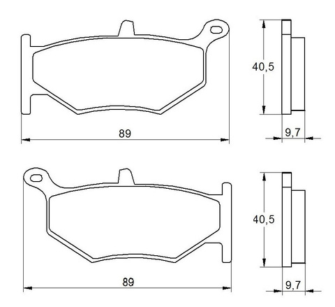 AGPP148ST Тормозные колодки дисковые мото Accossato (FDB2213ST)