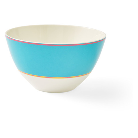 Салатник порционный Spode Кит Кемп Калипсо 15 см, фарфор костяной, бирюзовый