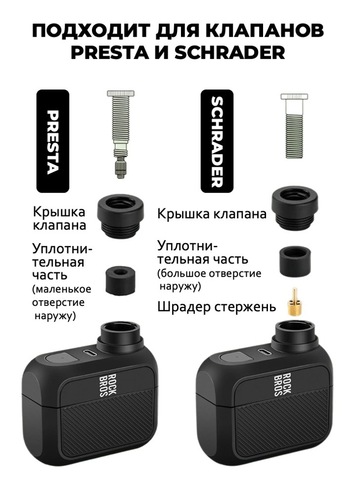 Картинка насос велосипедный Rockbros   - 6