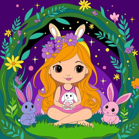 Картина по номерам 20*20см. 