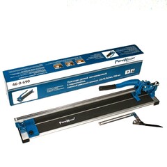 46-0-690 Плиткорез монорельсовый, 900 х 16 мм, ролик 22 х 10,5 х 2 мм, каретка 6 подшипников (РемоКолор)