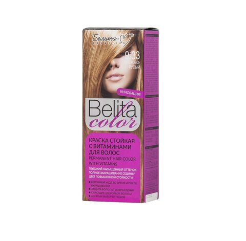 Белита-М COLOR NEW Краска для волос тон №09.33 Орехово-русый (с витаминами)