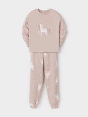 пижама  для девочки  К 1567/дымчатая роза,весна и единорог