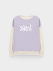 джемпер  для девочки  КР 302879/сиреневый 3710 к647