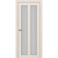 Купить Межкомнатная дверь экошпон Турин 521.22 ясень перламутровый остеклённая
