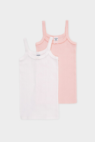 майка  для девочки  К 1191-2уп/зефир,сахар