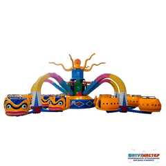 Аттракцион осьминог «Подводные путешествия» 16 кабинок, 32 места 12×12×5 м