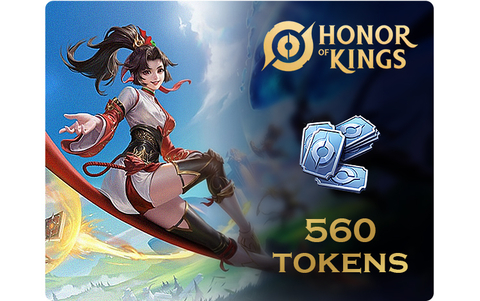 Игровая валюта Honor of Kings 560 Tokens [Цифровая версия] (для ПК, цифровой код доступа)