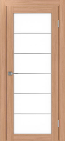 Турин_501АСС.2 молдинг алюм.хром.30 ЭКО-шпон Ясень тёмный-LACбелый