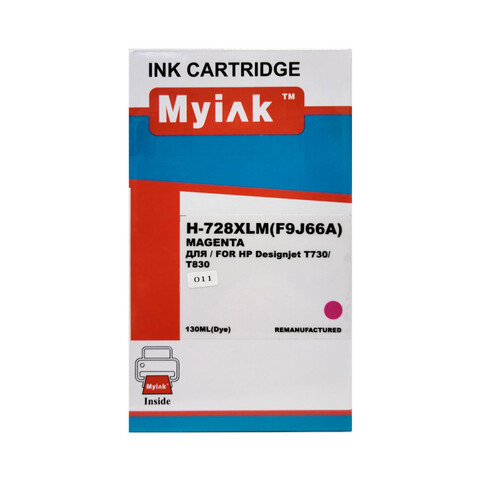 Картридж MyInk 728XL (F9J66A) для HP Designjet T730/T780  Magenta