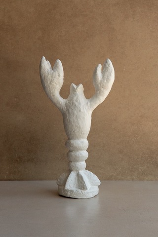 Подсвечник декоративный Белый лобстер El Lobster blanco